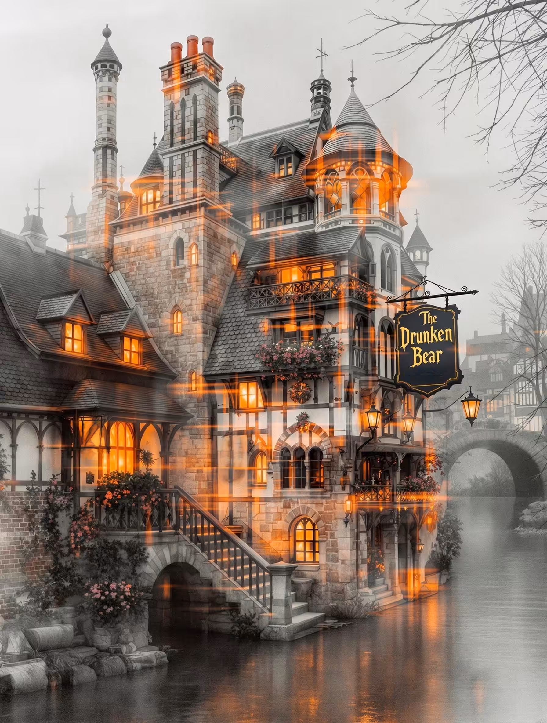 Innatraea Architecture Series: The Drunken Bear Inn