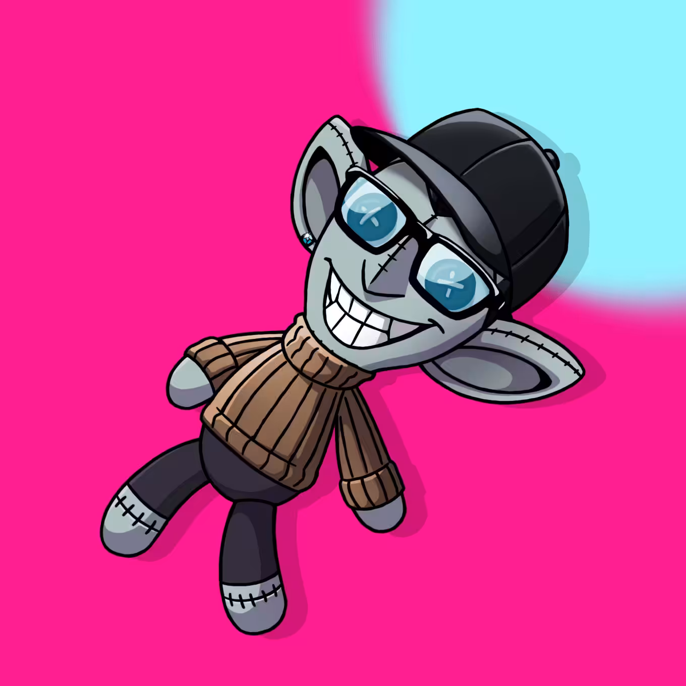 #4145 Sneaky Vampire Teddy