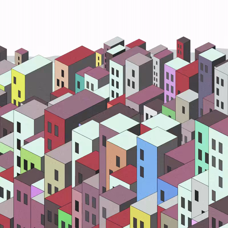 Coloured City #95