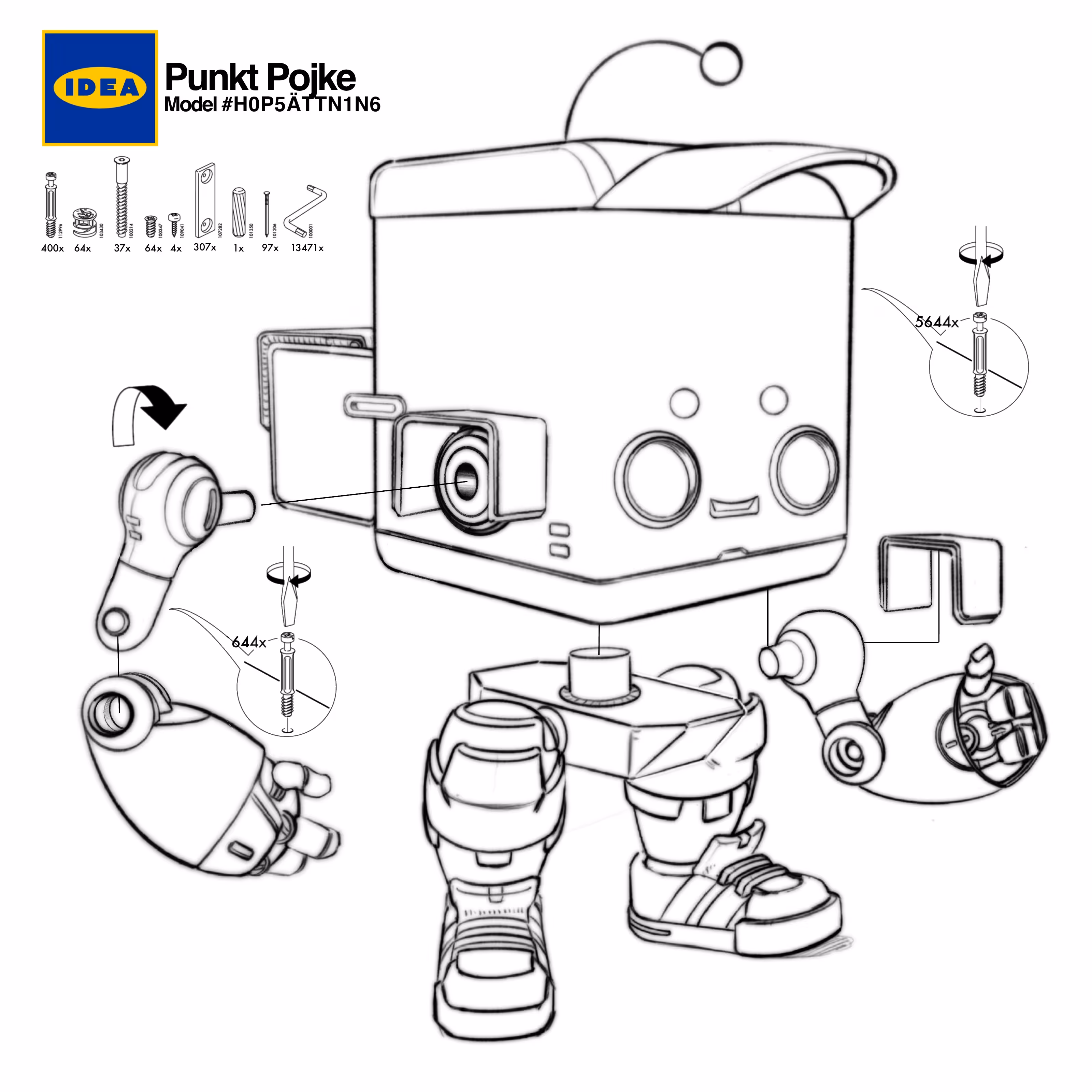 Punkt Pojke - H0P5ÄTTN1N6