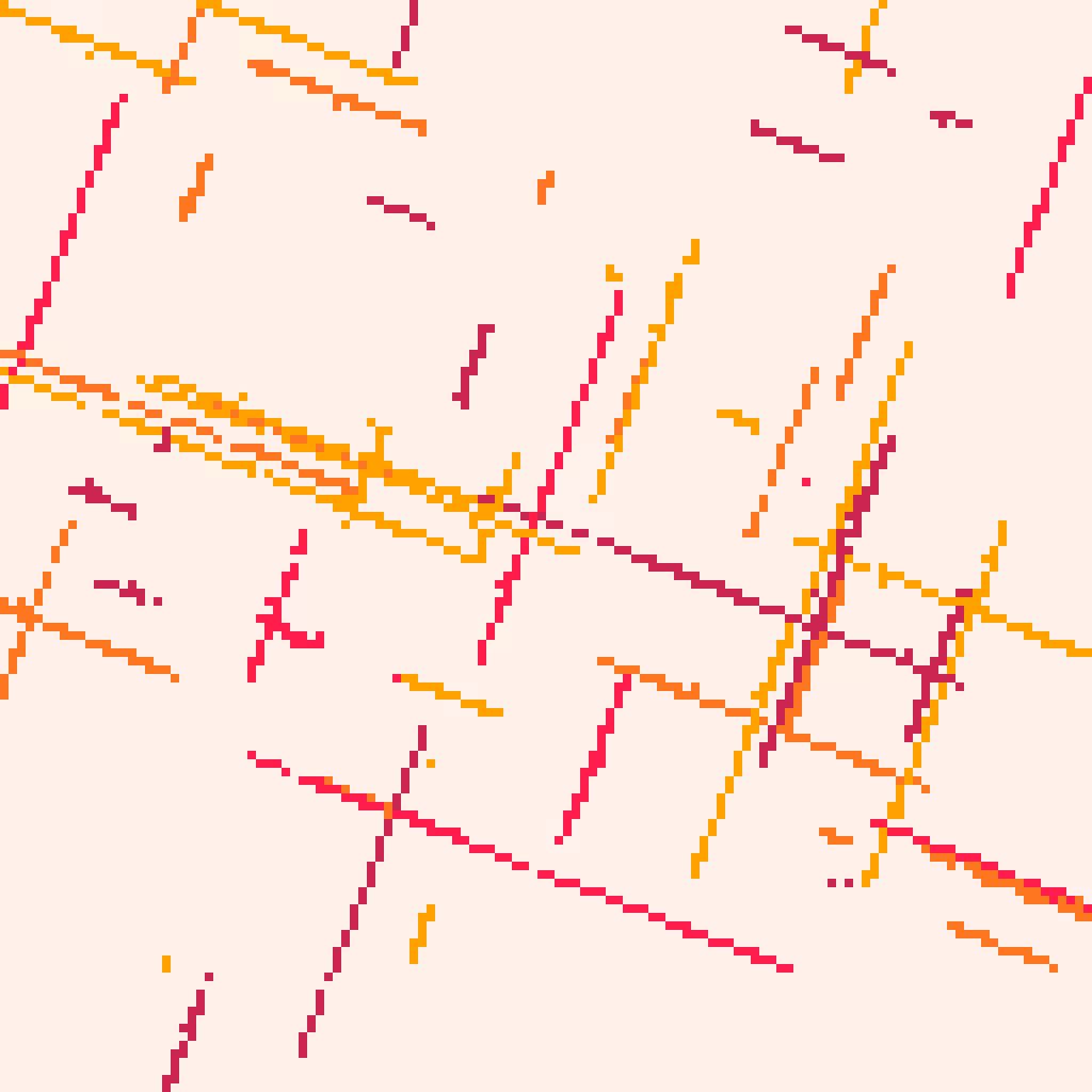 Genuary 2023 Day 4 - Intersections #13