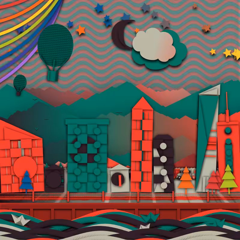 Paper Art 2.5D #127