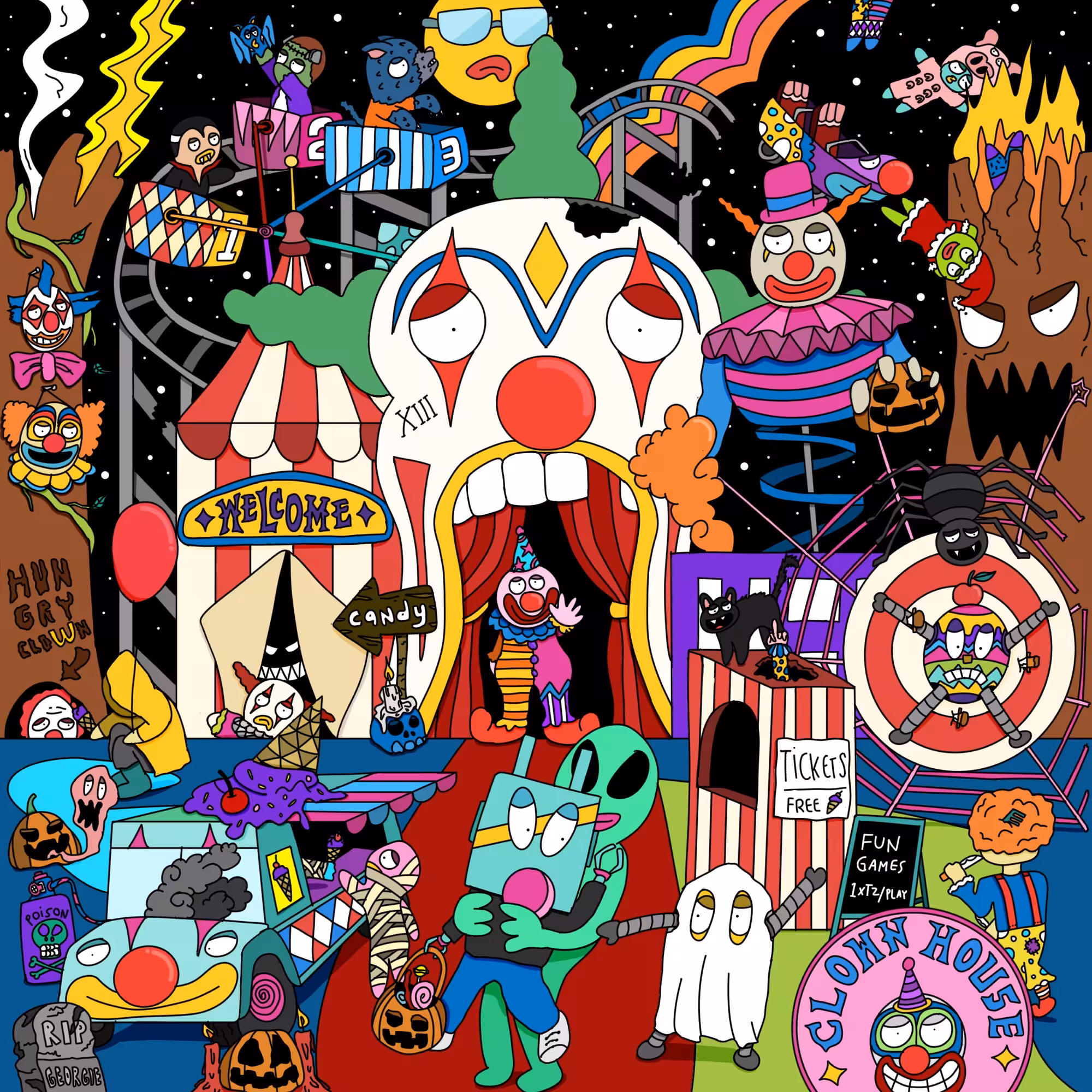 NOT SO FUNNY CLOWN