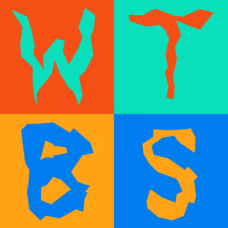 Waiting To Be Signed Logo with Wobbles #347
