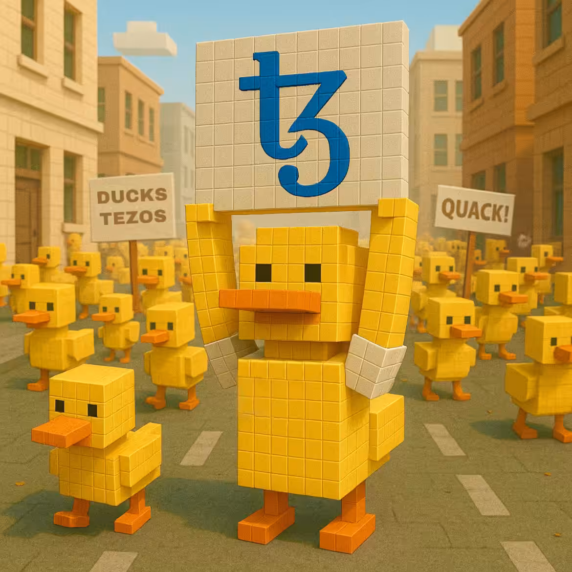 DUDE DUCK TEZOS