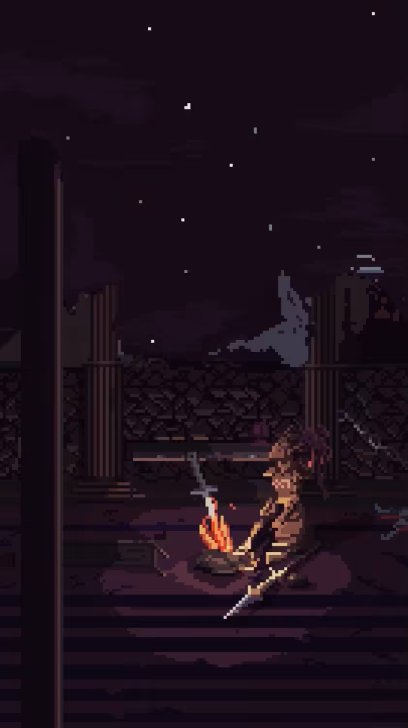 a bonfire before the abyss