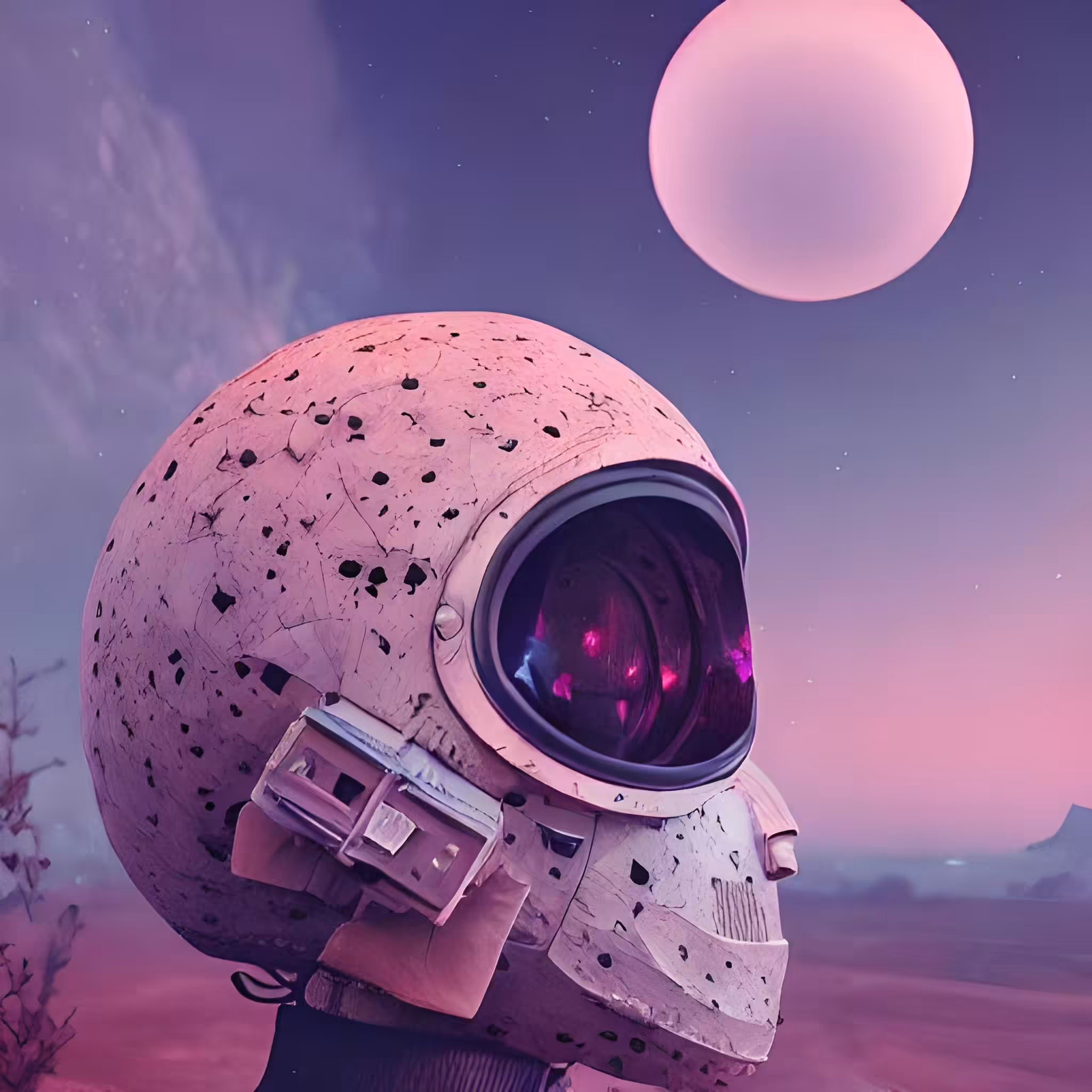 Pink dreams on a pink planet.