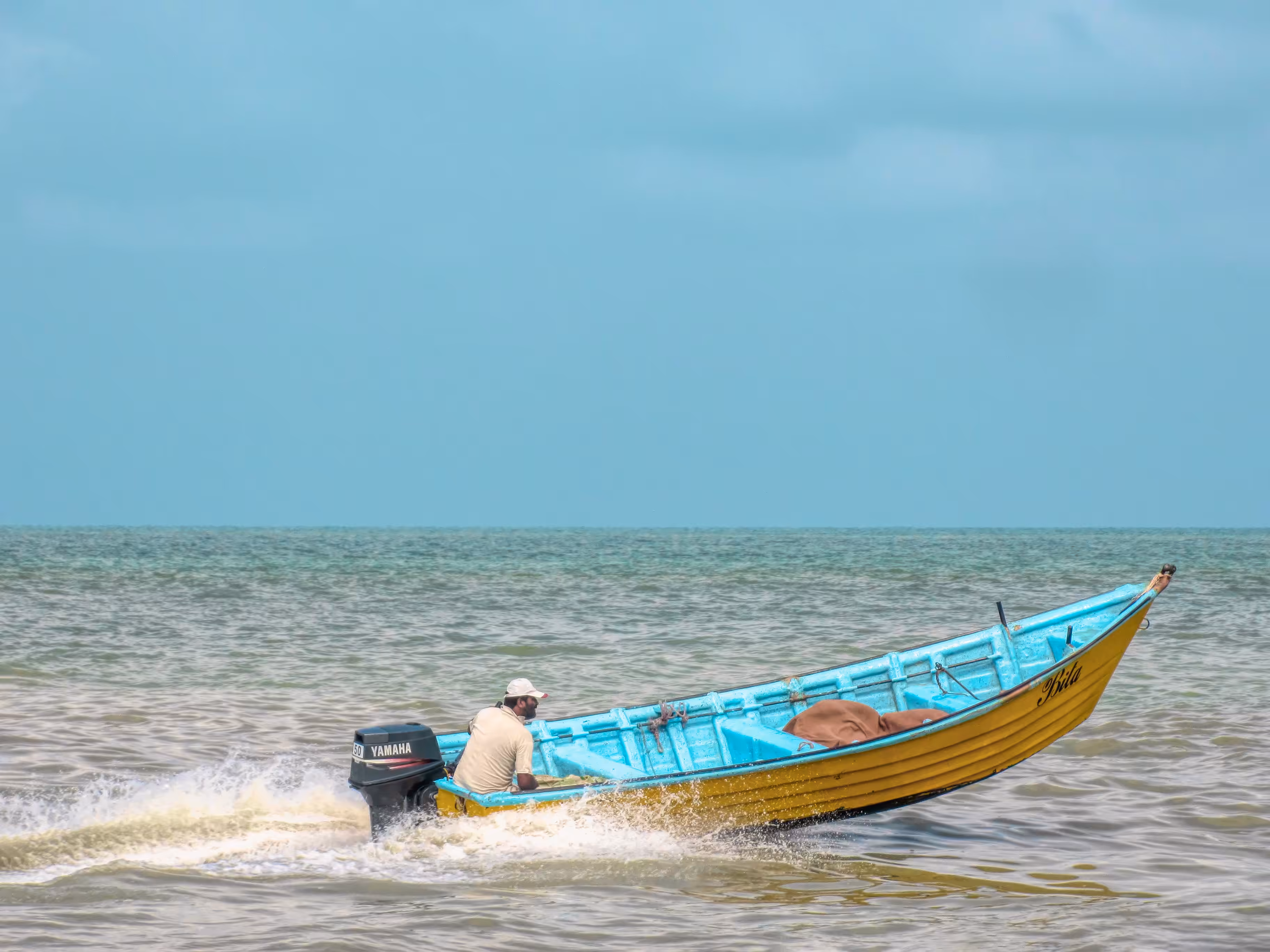 Cutting Through the Sea’s Calm at Full Speed