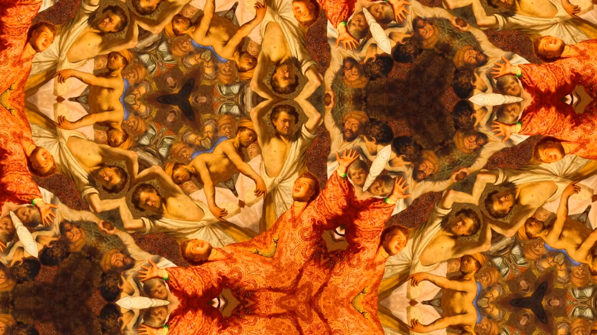 Mirrored Image Of A Man's Last Moment Just Before His Death