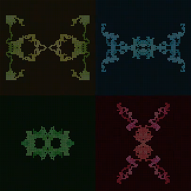 Dither Creatures 2x2 #56