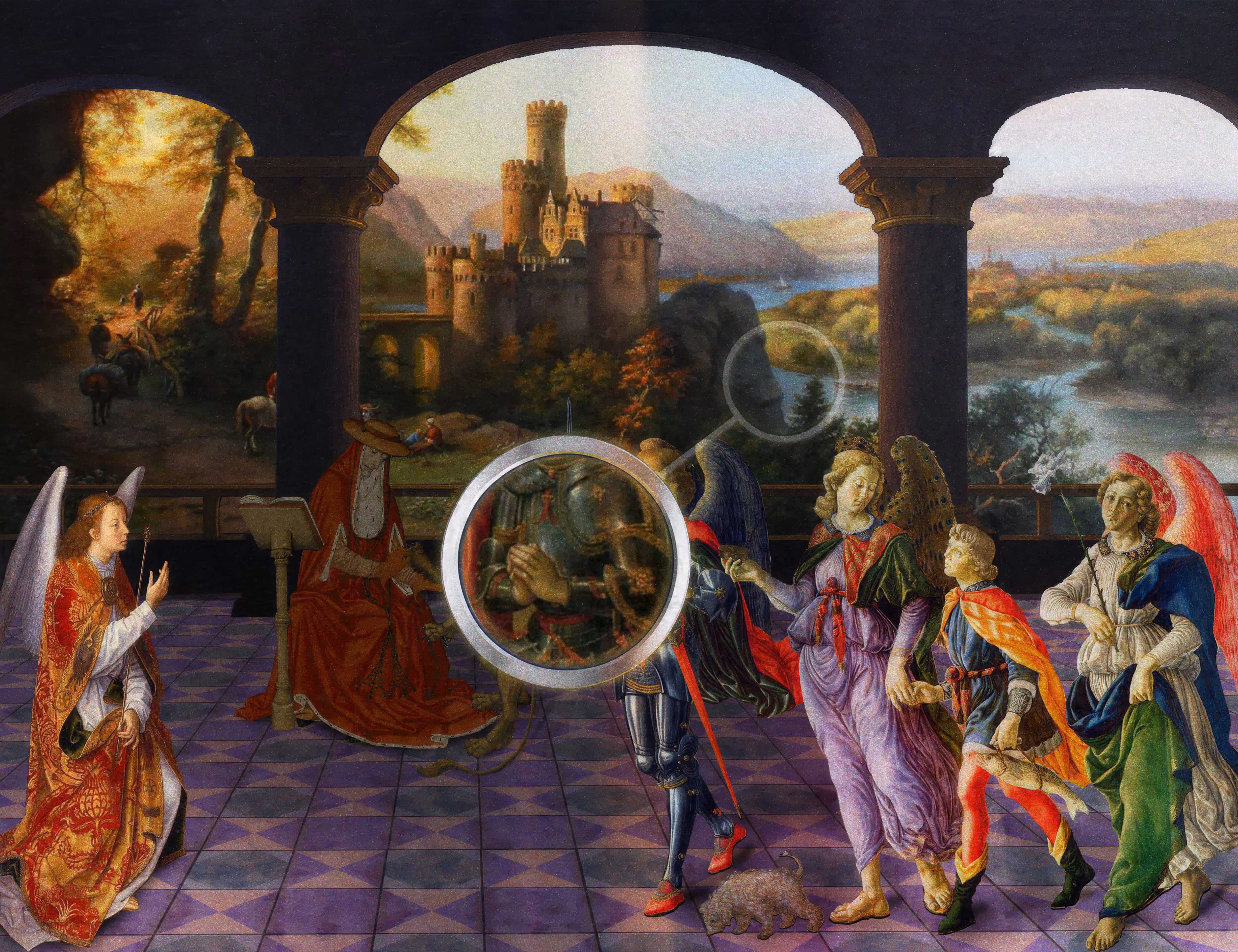The Pilgrim’s Living Room Crucifixion; Mona Lisa Hyper-Gamble #191