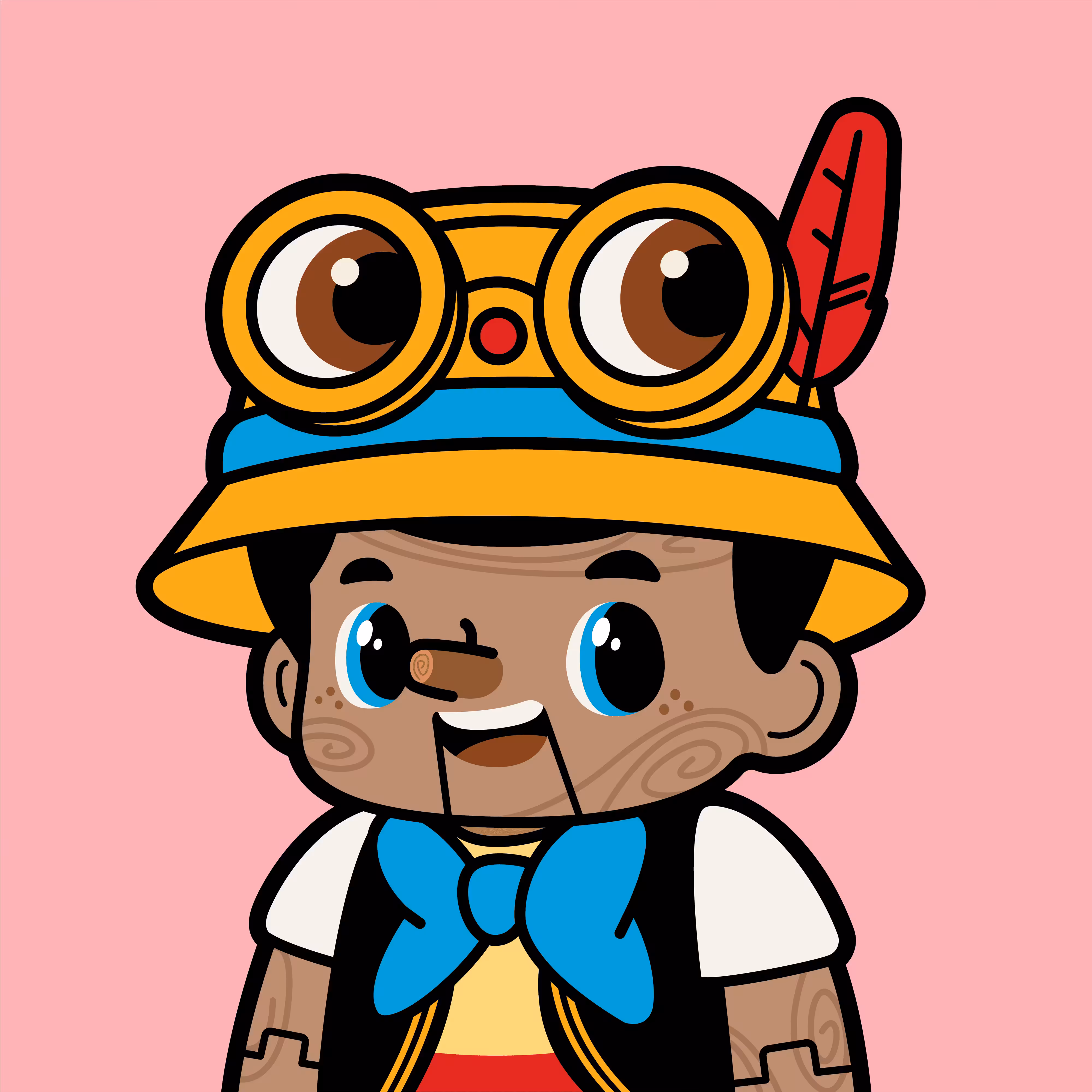Owange Team PFP Collectibles: Wooden Boy #1