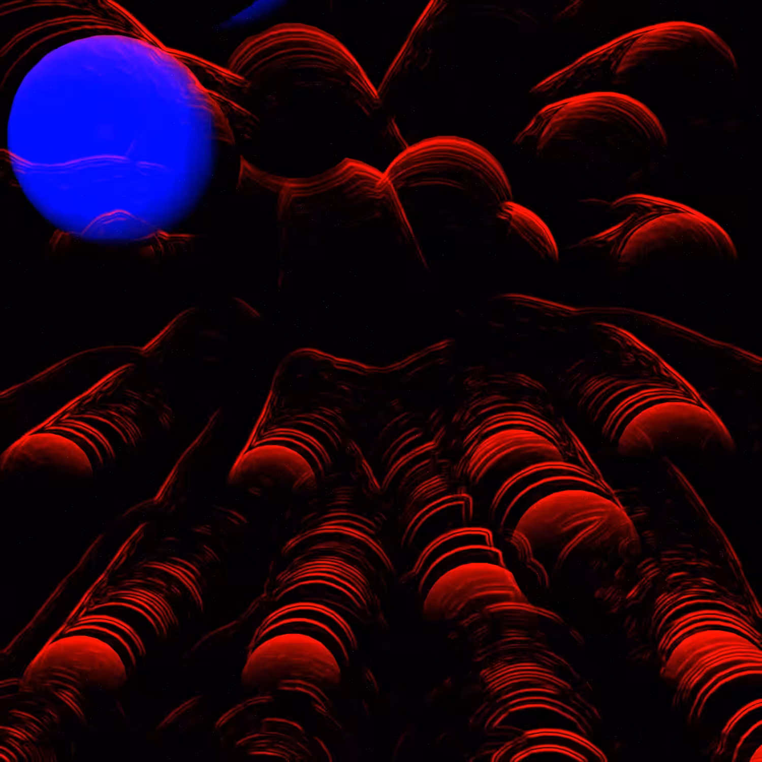 RED & BLUE SPHERE