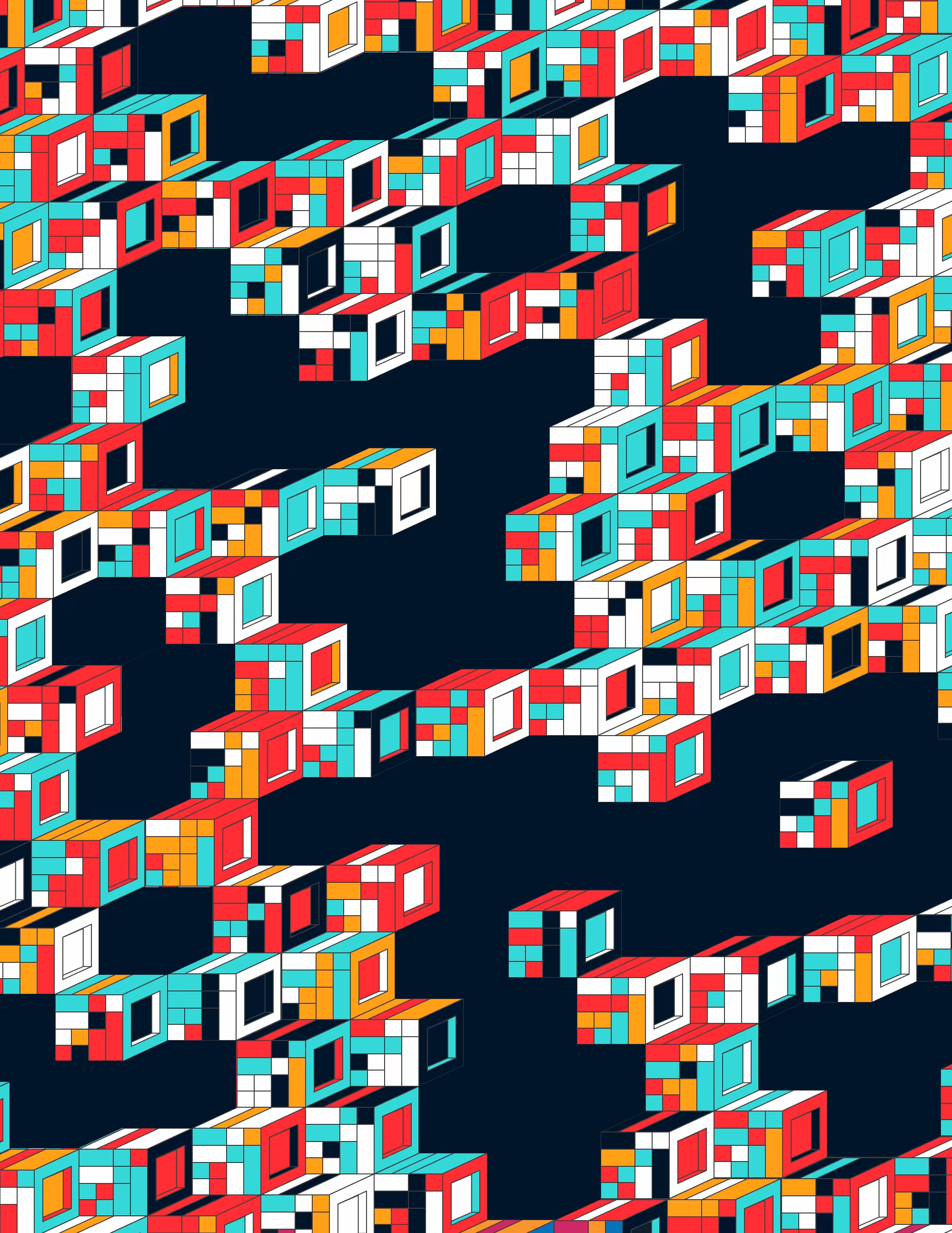 CryptoBauhaus: Color Cuboids: №18