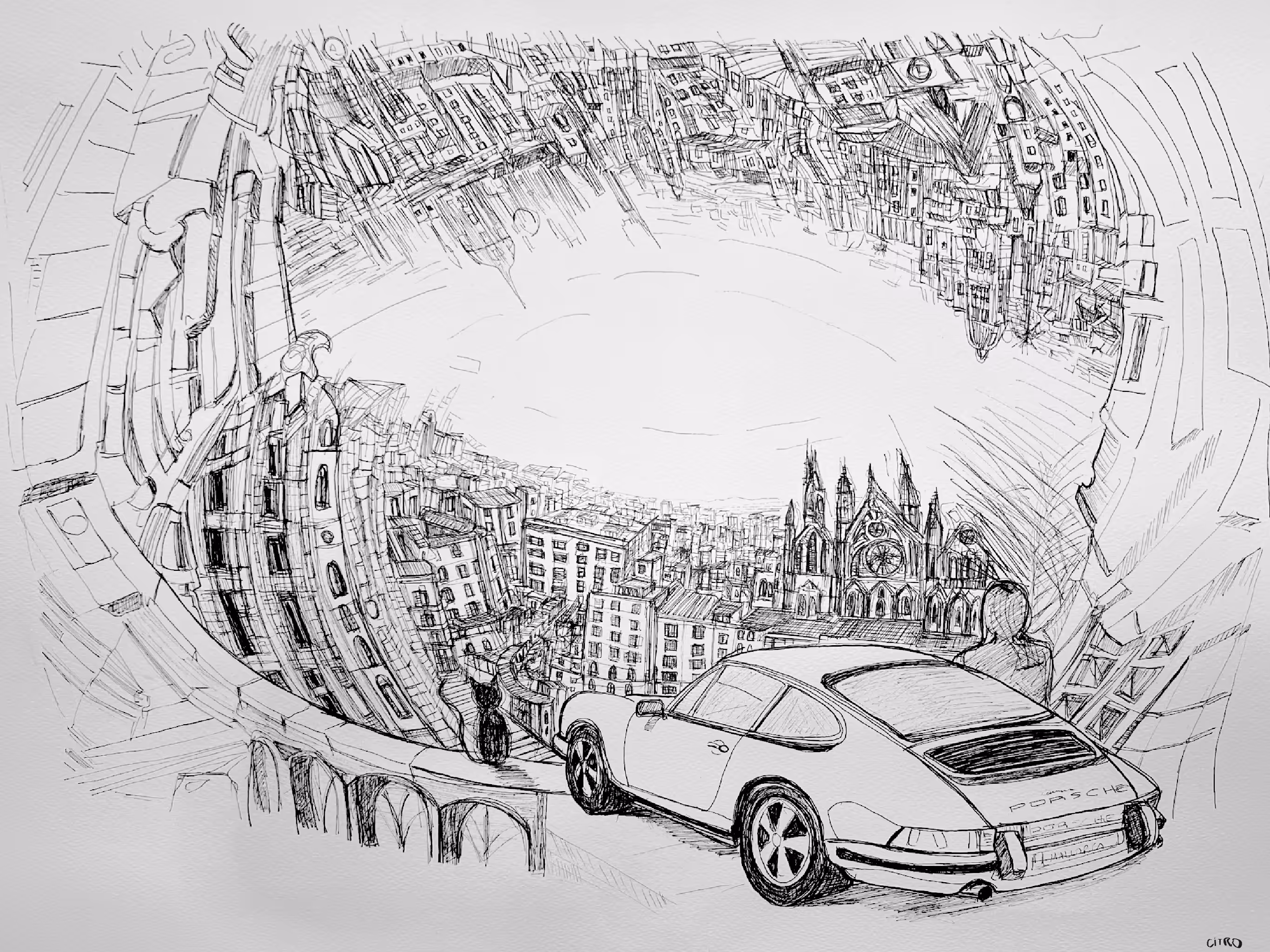 Portal- Mallorca /Porsche 911