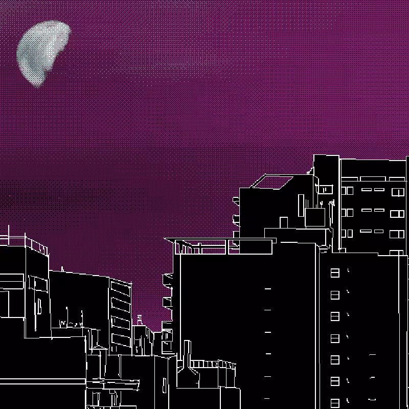 Observing the city through #9