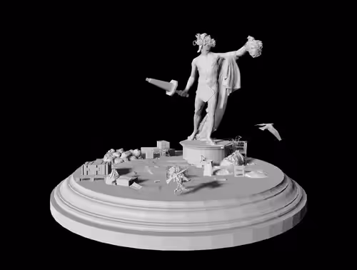3:00AM In Sector 3 Statue