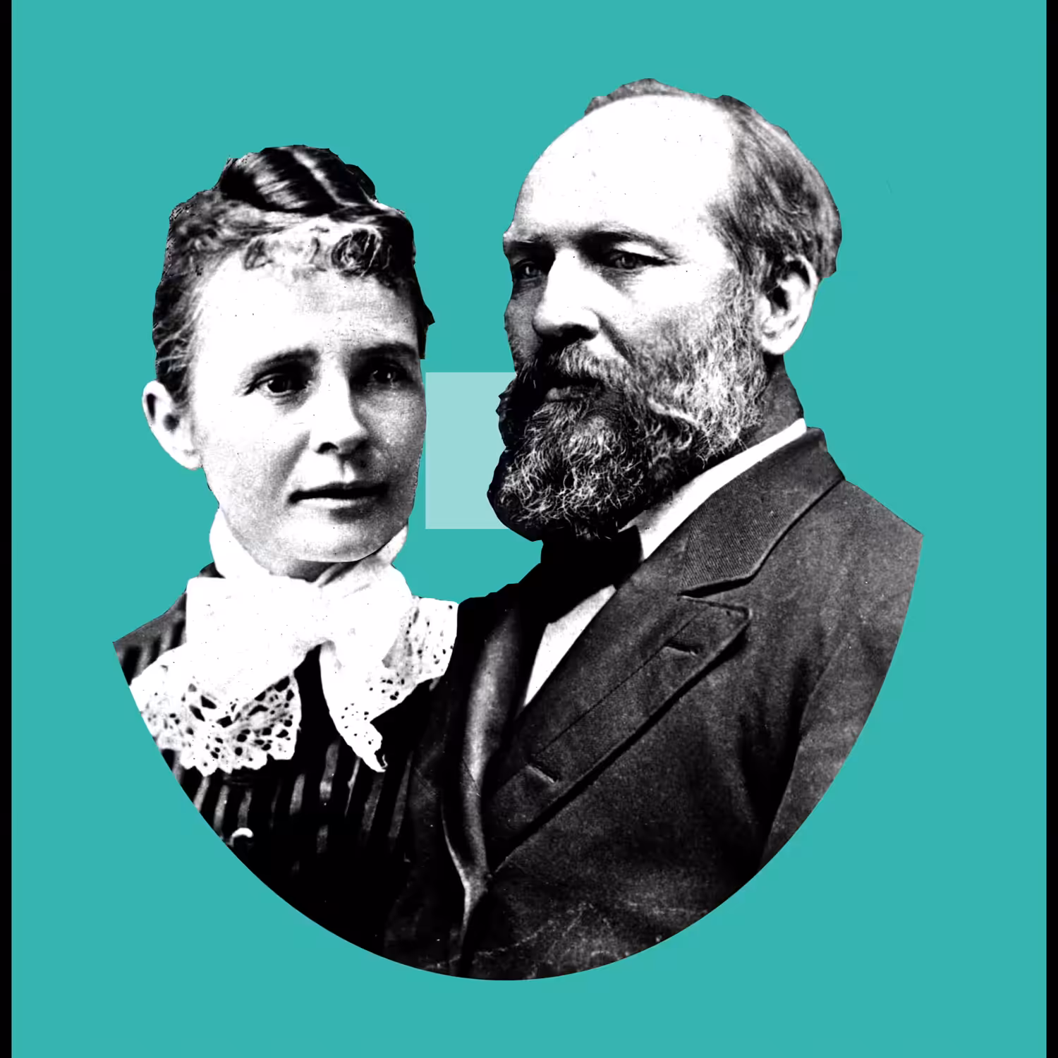 James & Lucretia sitting in a tree