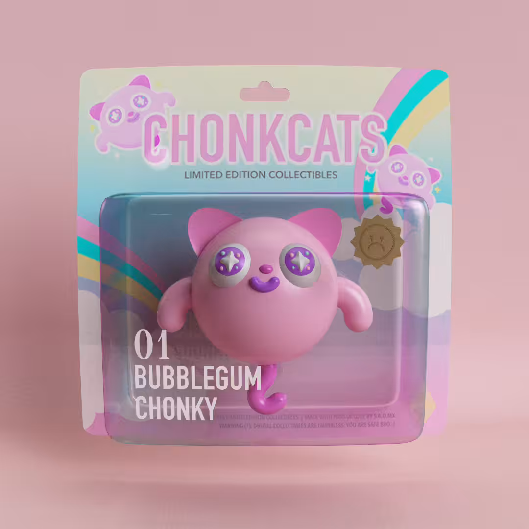 CHONKCATS | 01 | Bubblegum Chonky