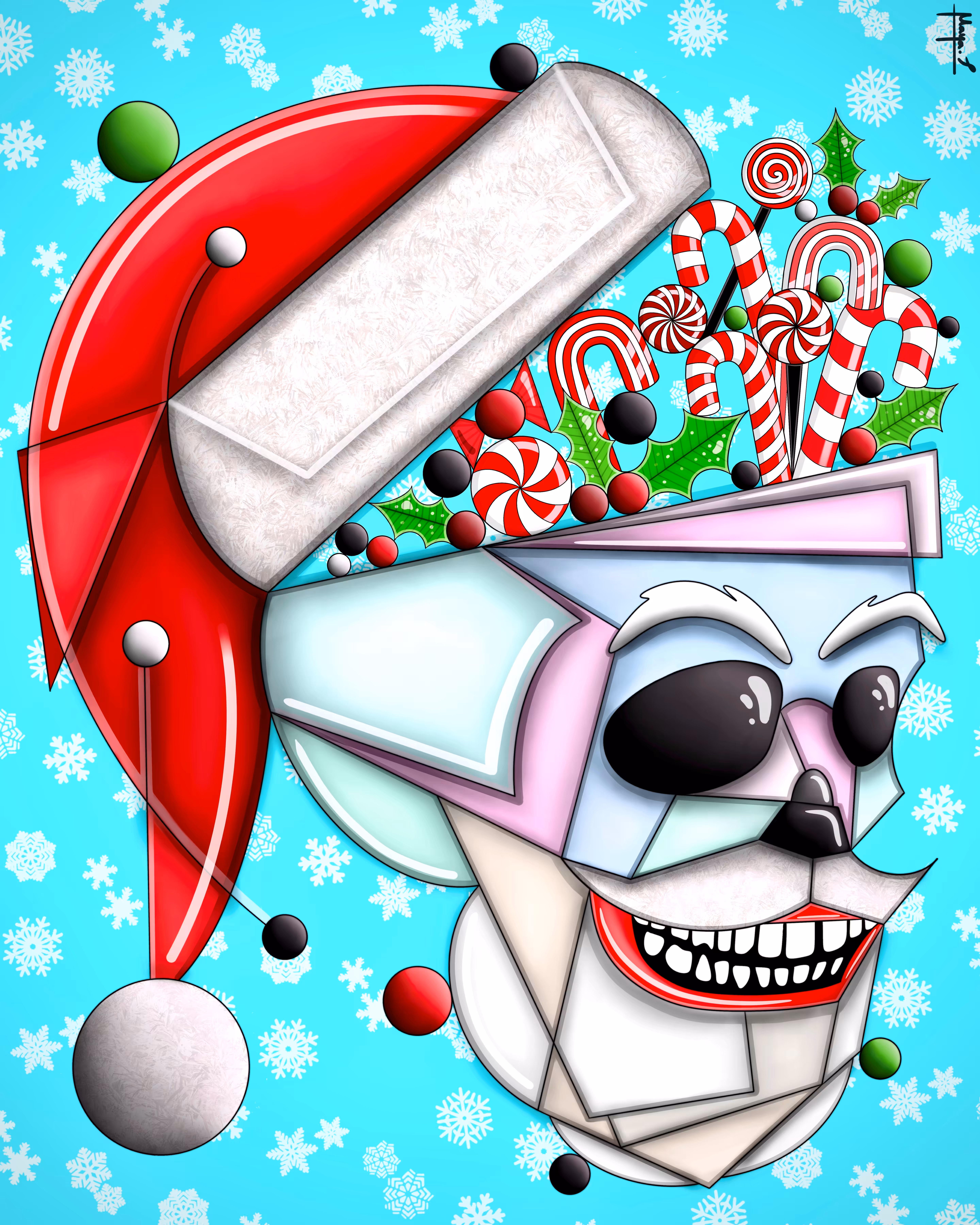 Santa Skull