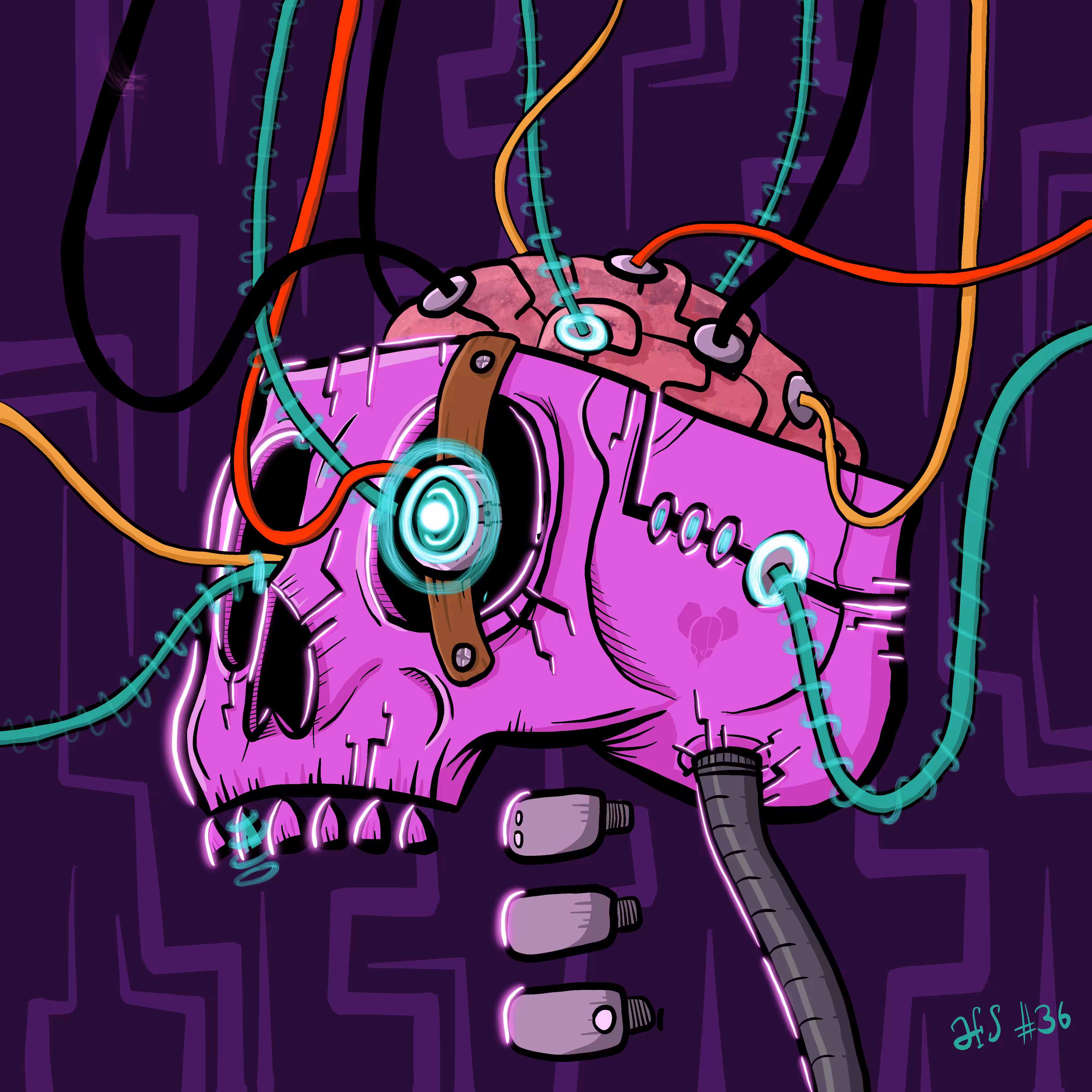 Almost Fancy Skull #36