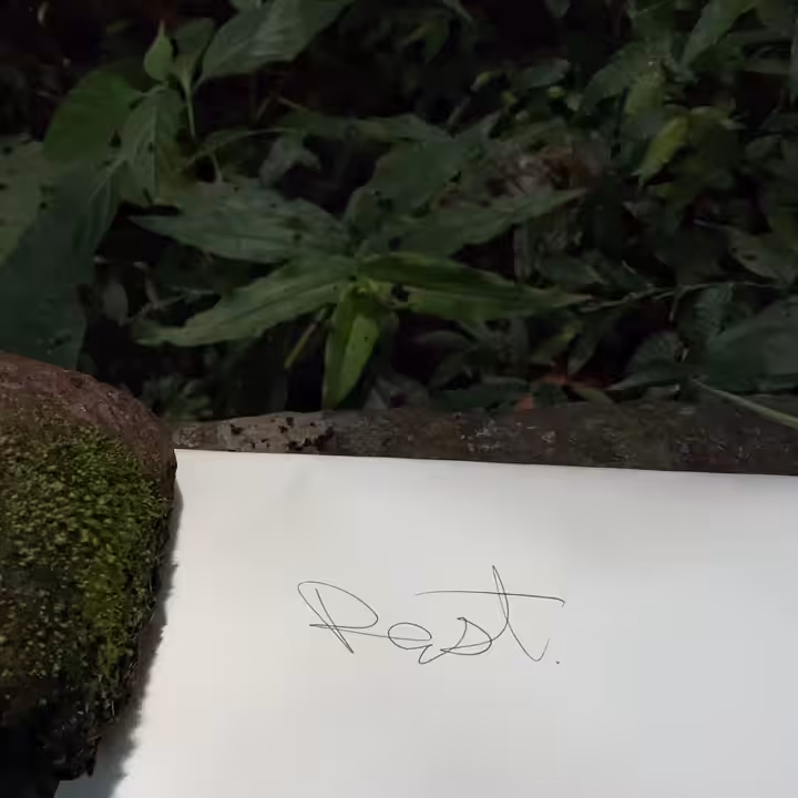 CALLIGRAPHY #11 - Rest.