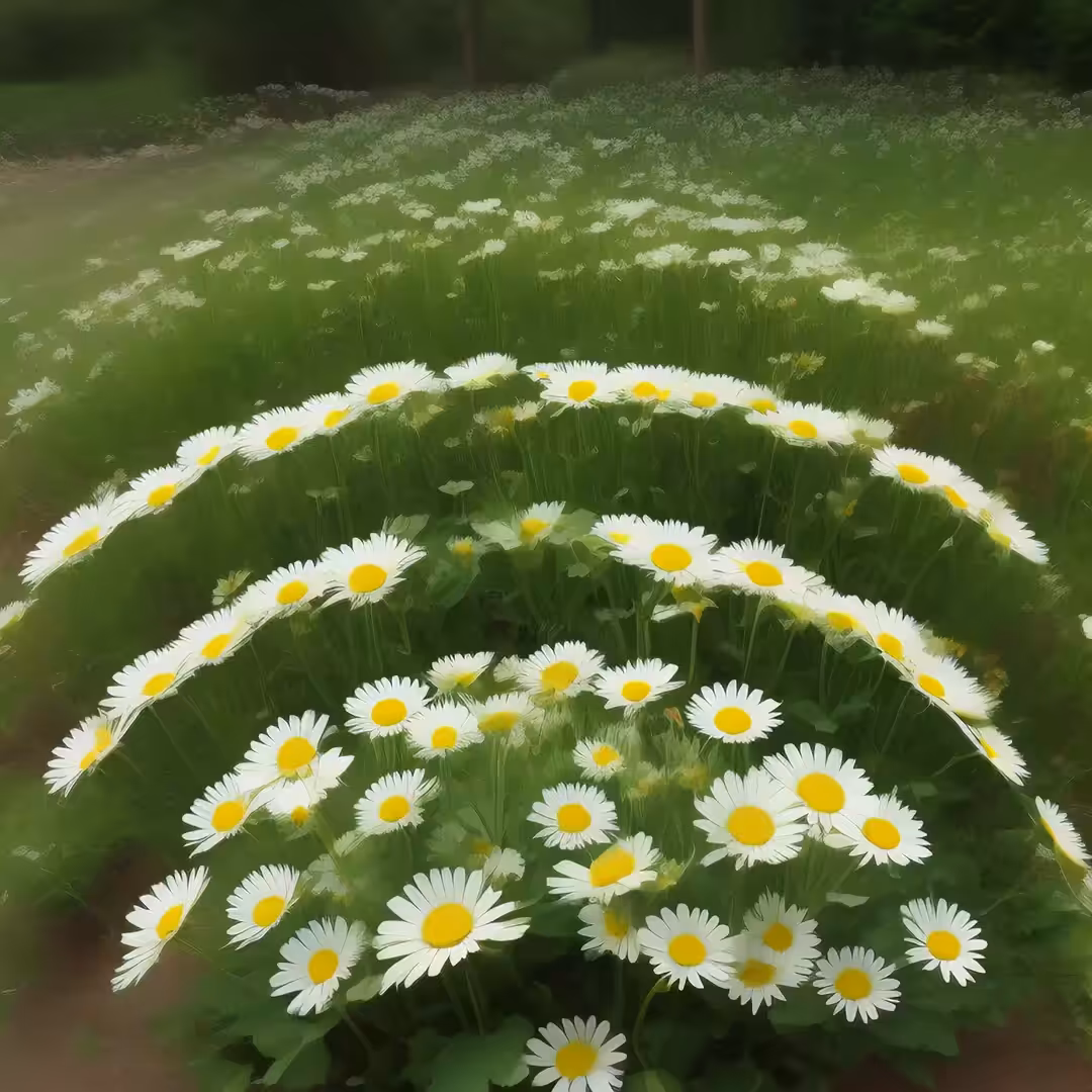 Ancient Waves Of Flowers