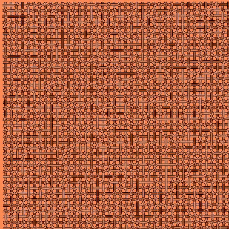 Dirty Interlaced Truchet Tiles #25