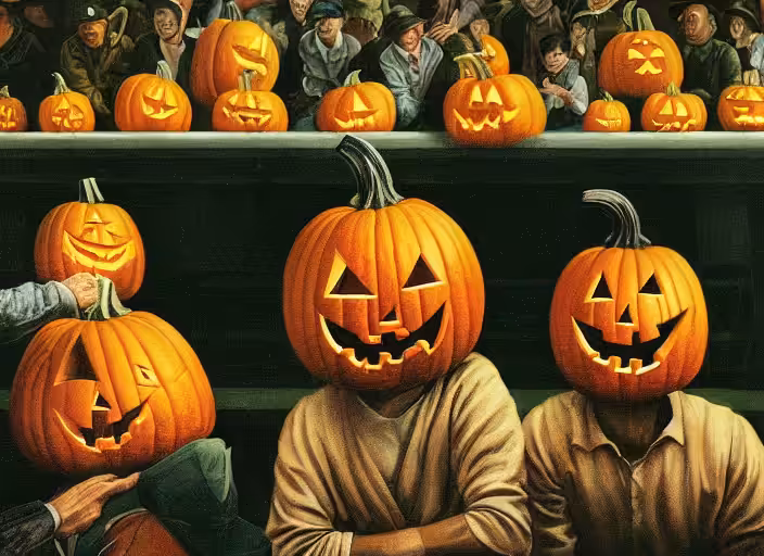 bAIseball is BOOring - S1 - Pumpkinhead Punchers - Fans chillin' in the box seats