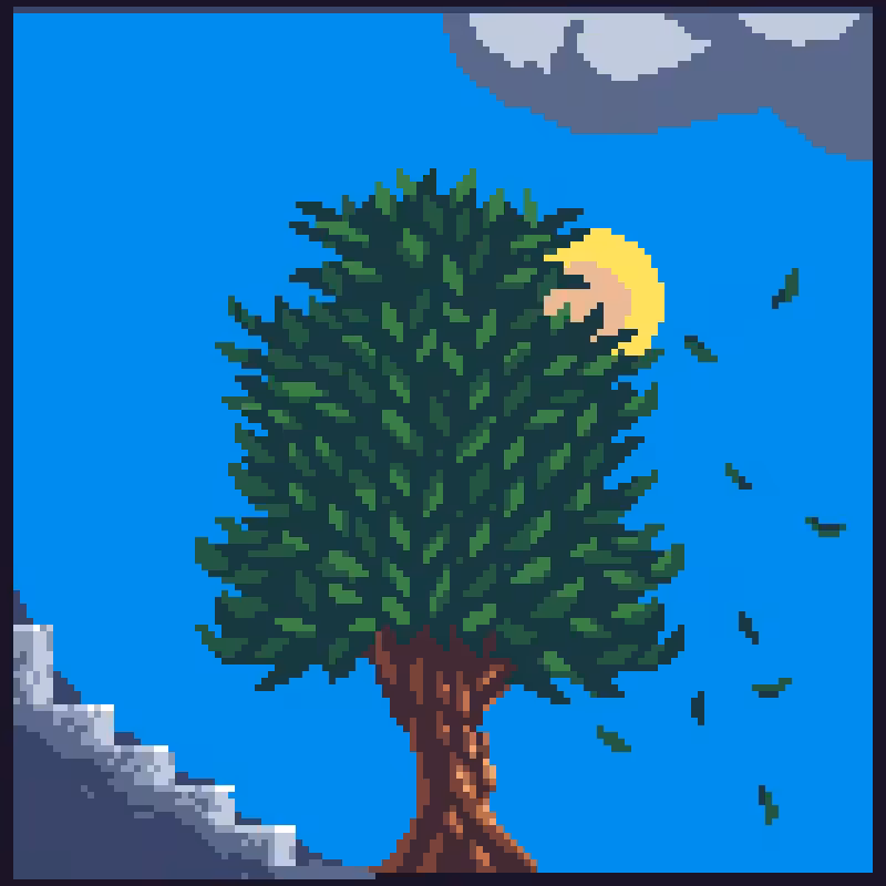 Windy Day Under Tree #1