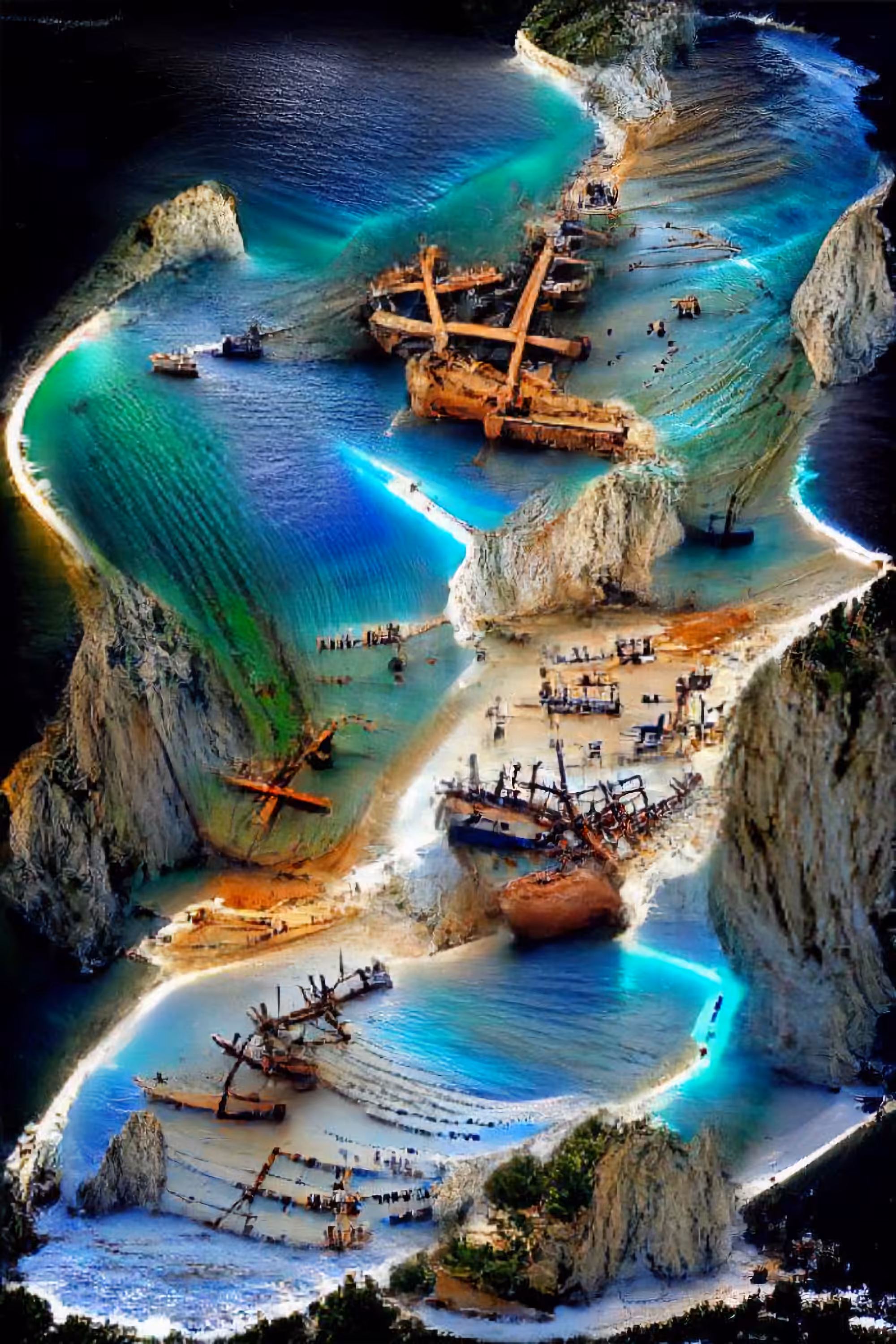 Landmarks, Sight seeings (Zakynthos Island Greece, the Ship wreck beach)