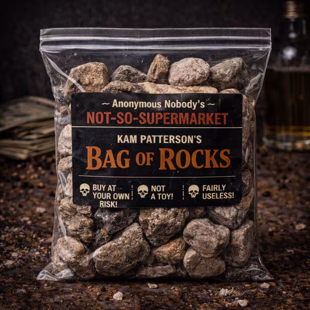 Kam Patterson’s Bag Of Rocks