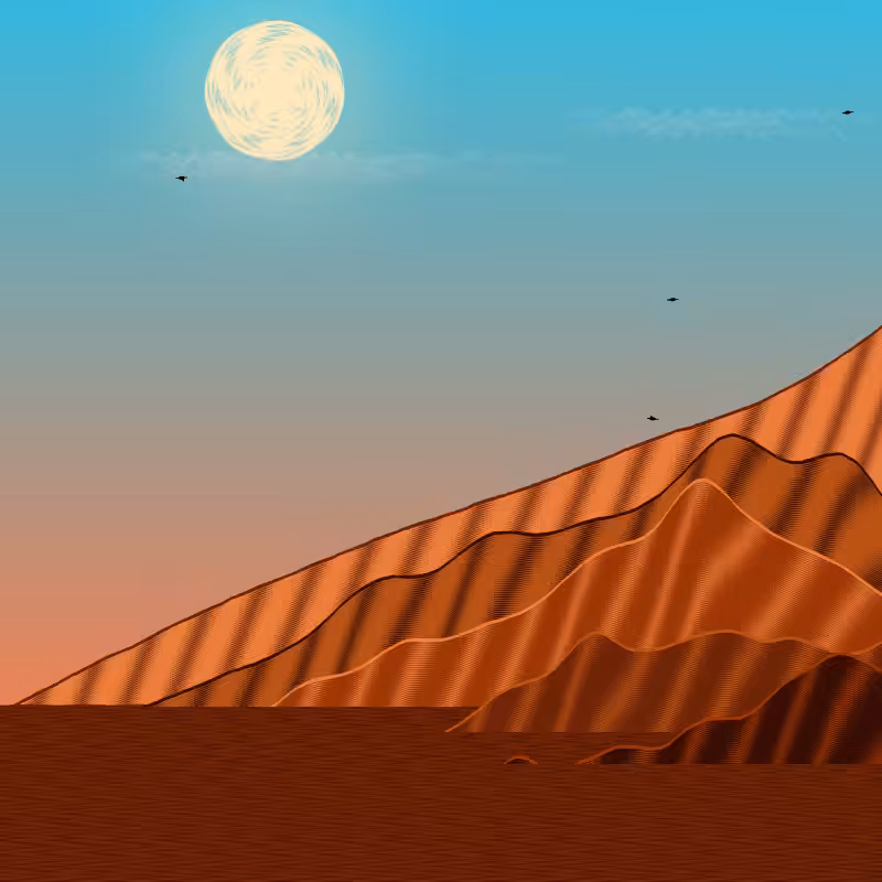 Painted Mountain Sunset #240