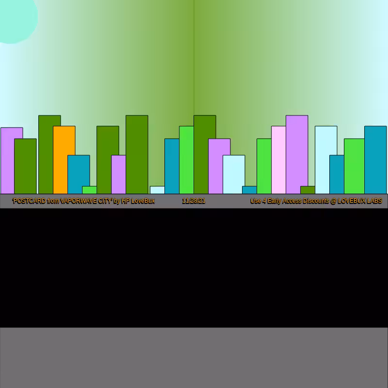 Vaporwave CITY: "Seek the Black Sun" #22
