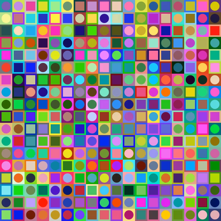 Square Dot Composition #130
