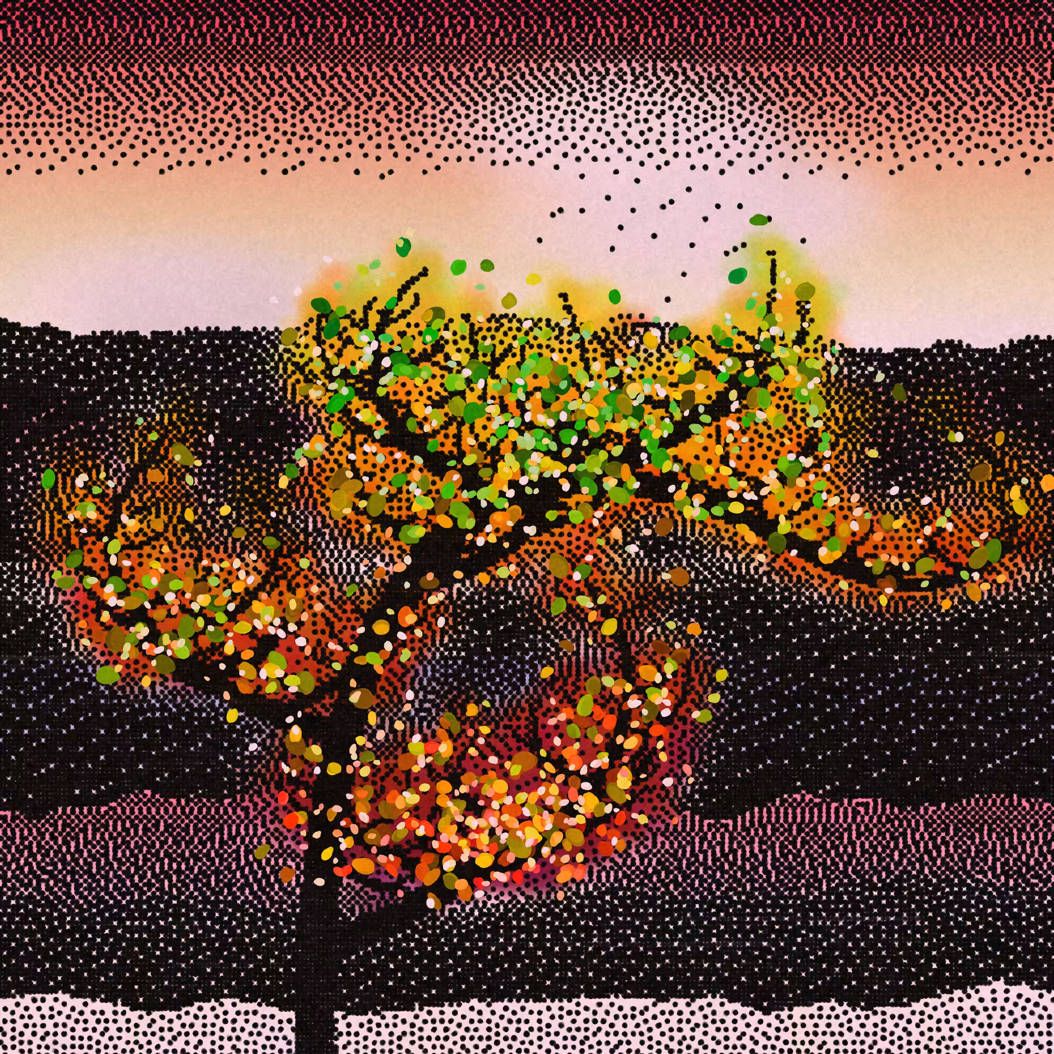 Dithered Branches #161