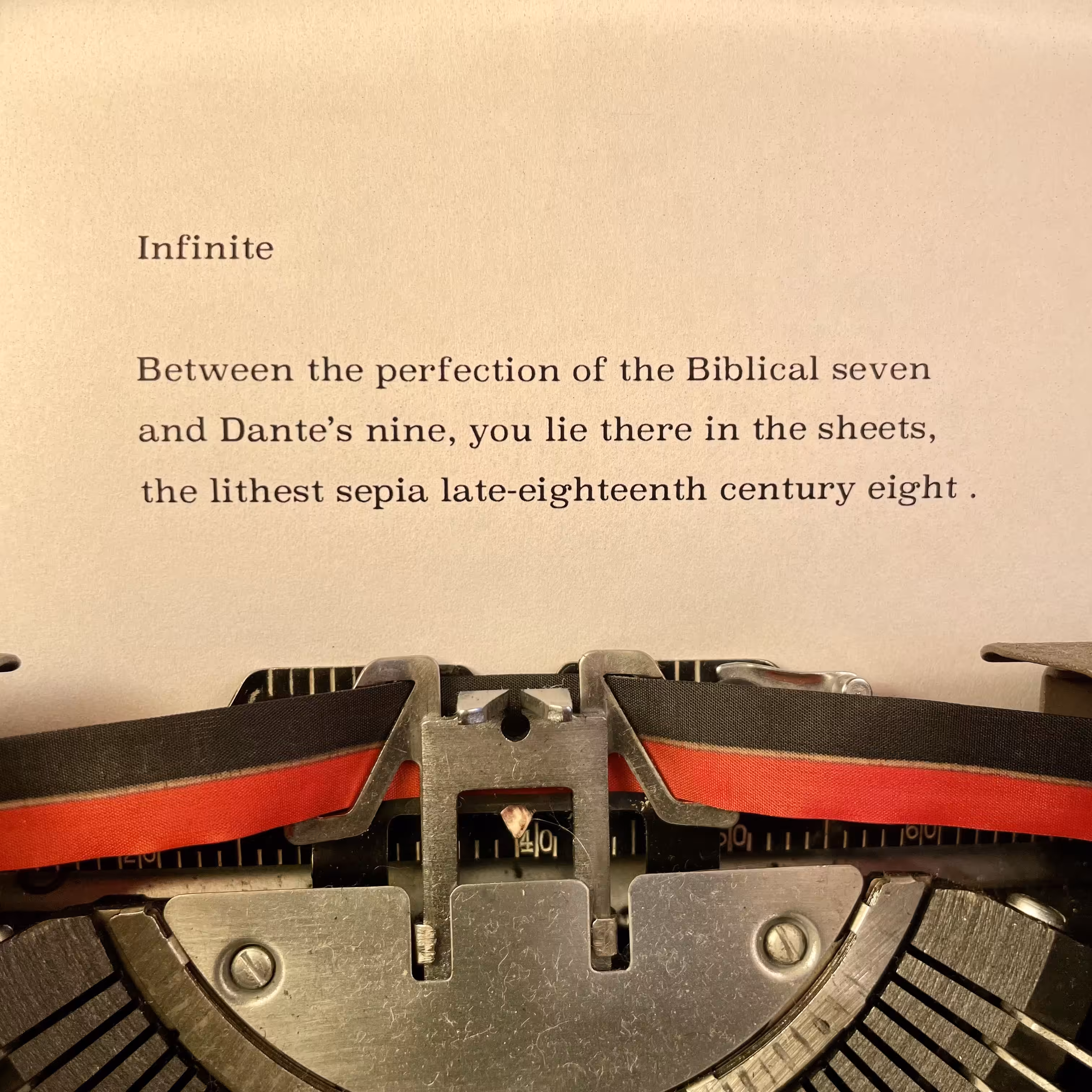 Love Poem Tercets: Infinite