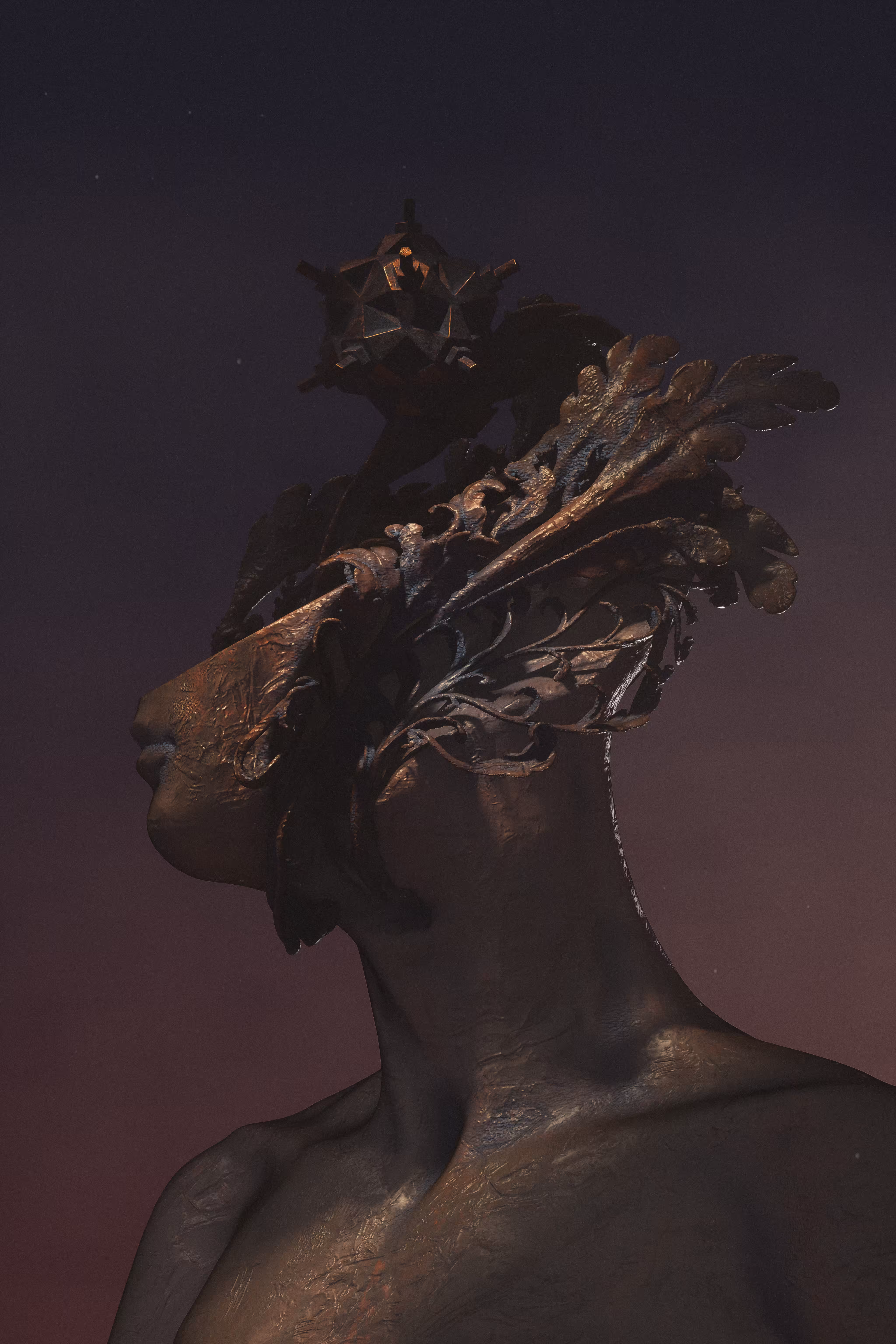 Half a head