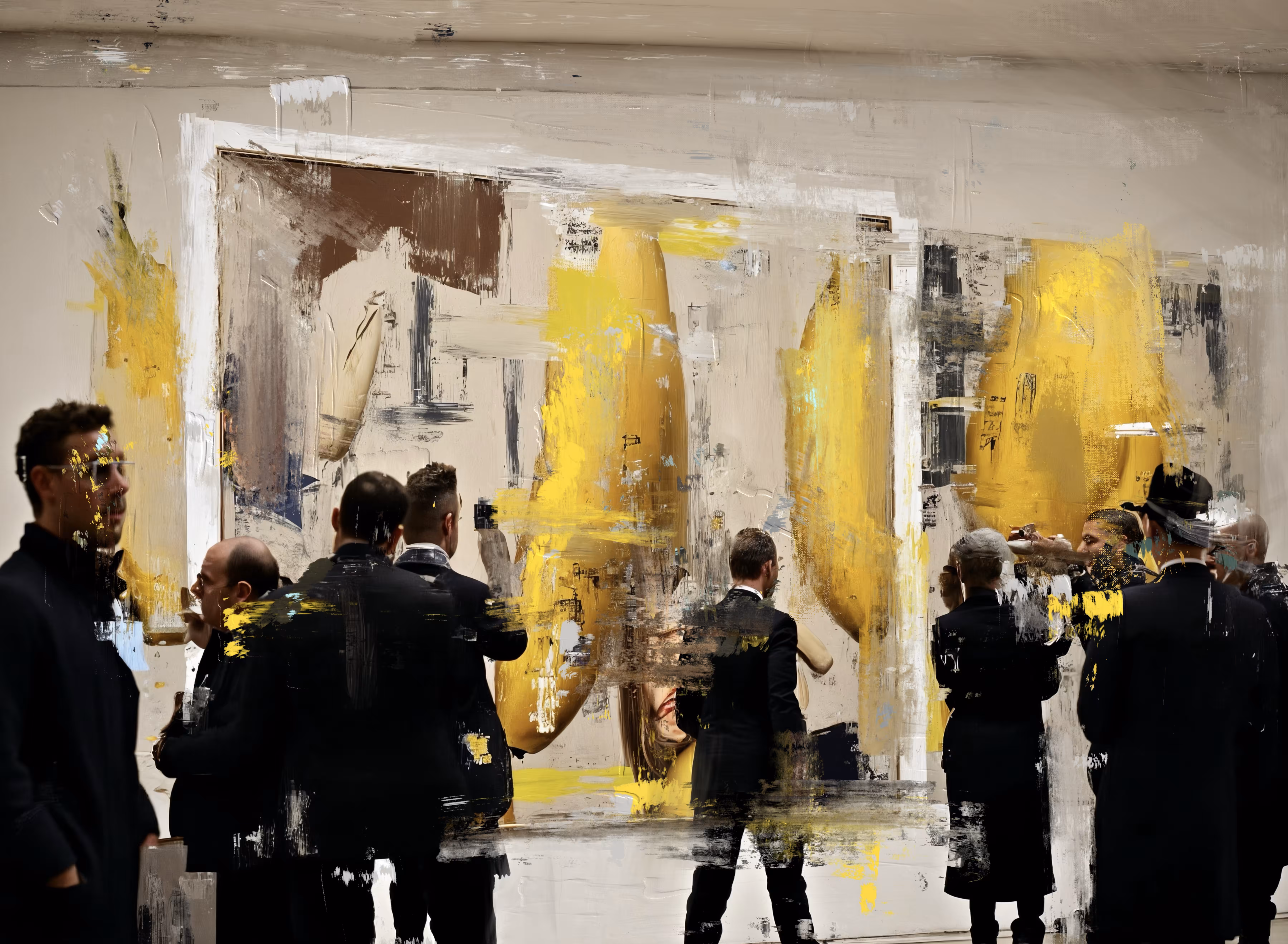 Gallery of Modern Banana Art - Large Banana Painting