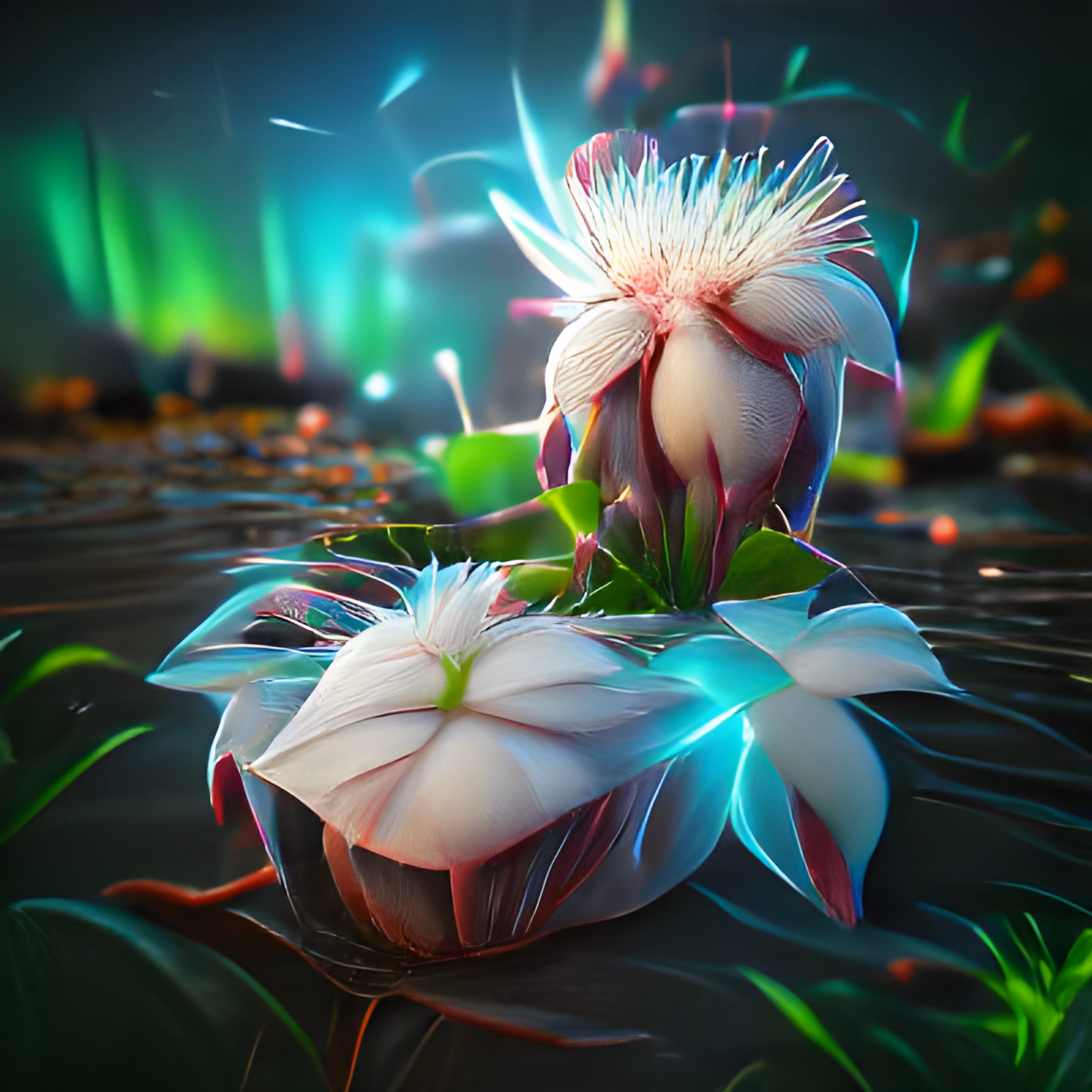 Cyber florals #014 - Hollight