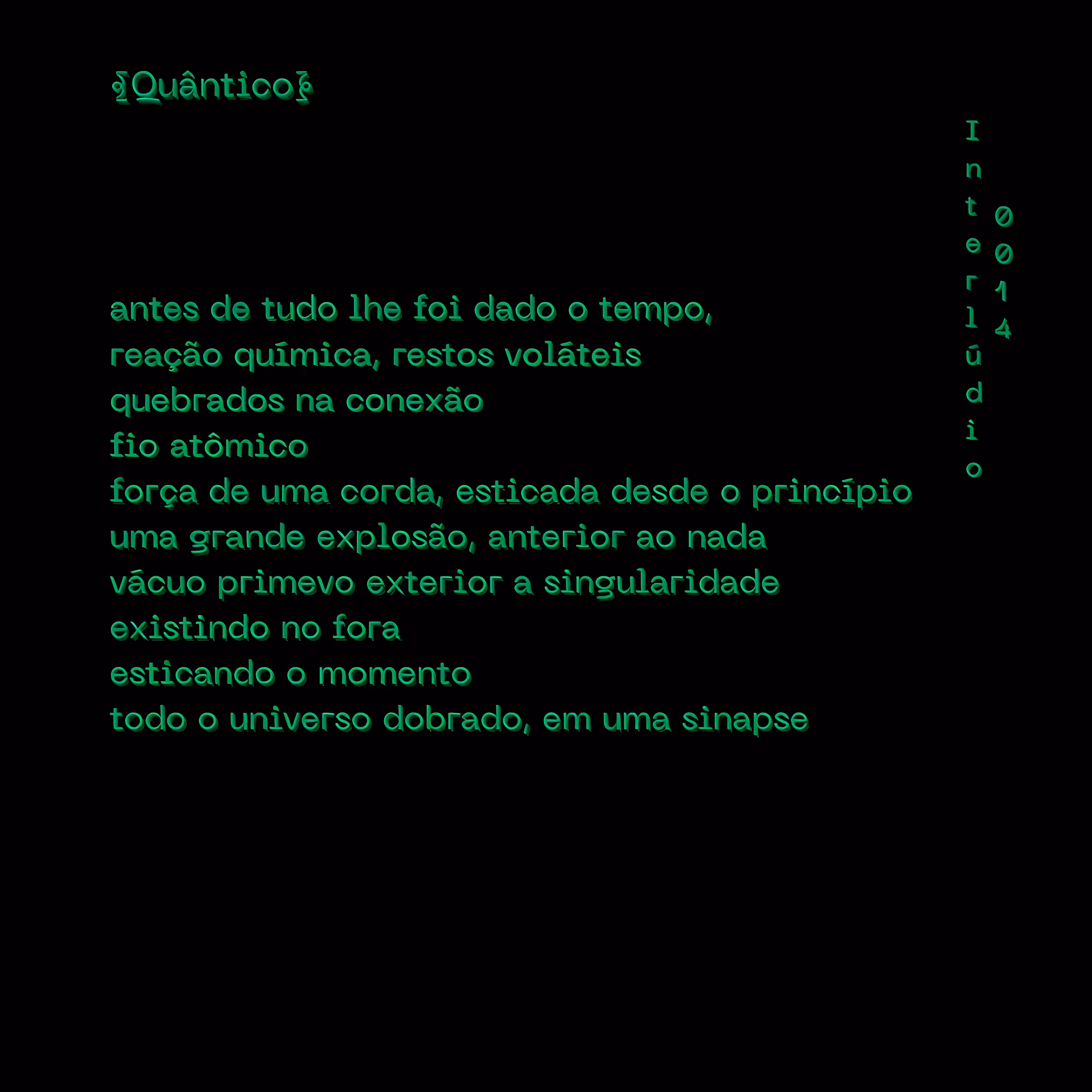 Soul Poesia: Quântico