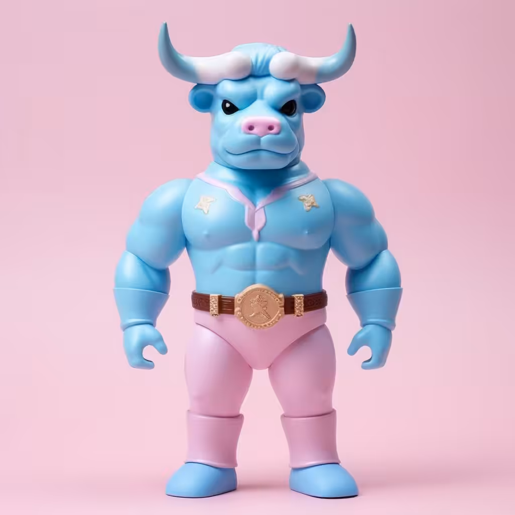 Cute muscular bull toy 18+
