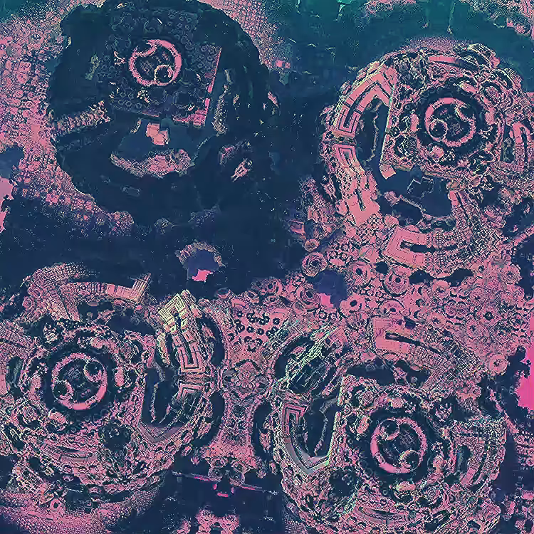 Fractal kaleidoscope. Sound on!