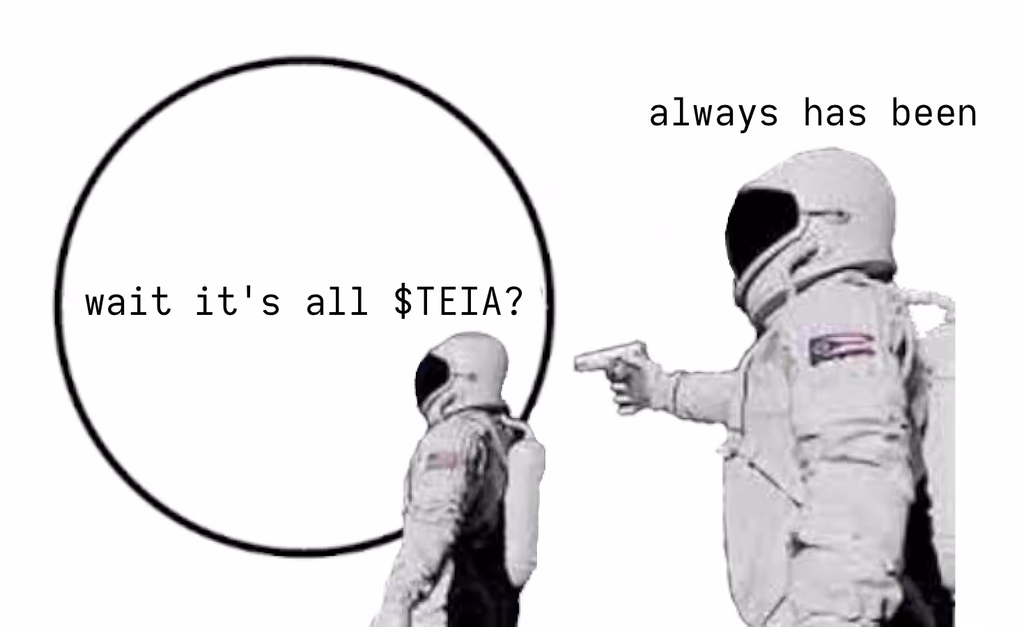 Wait it's all TEIA?