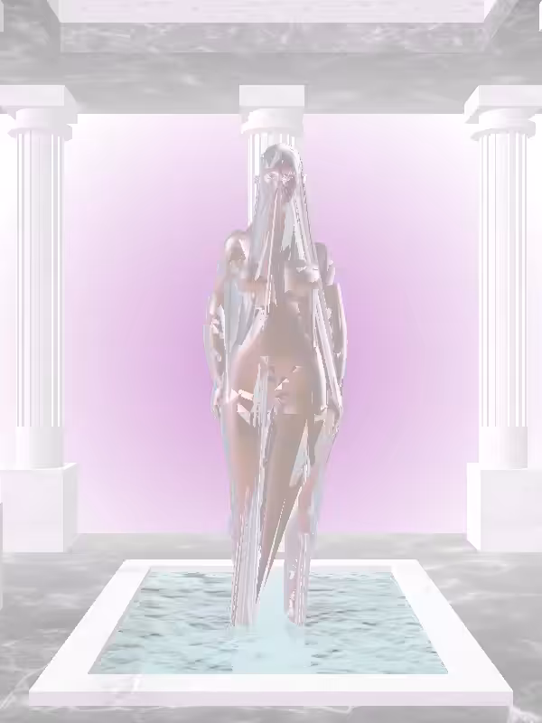 HeavenComputer: The Jumping Rosy Shimmer Woman #3676
