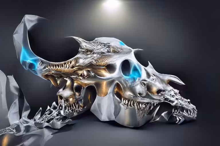 Dragon Skull #8 (Tungsten)