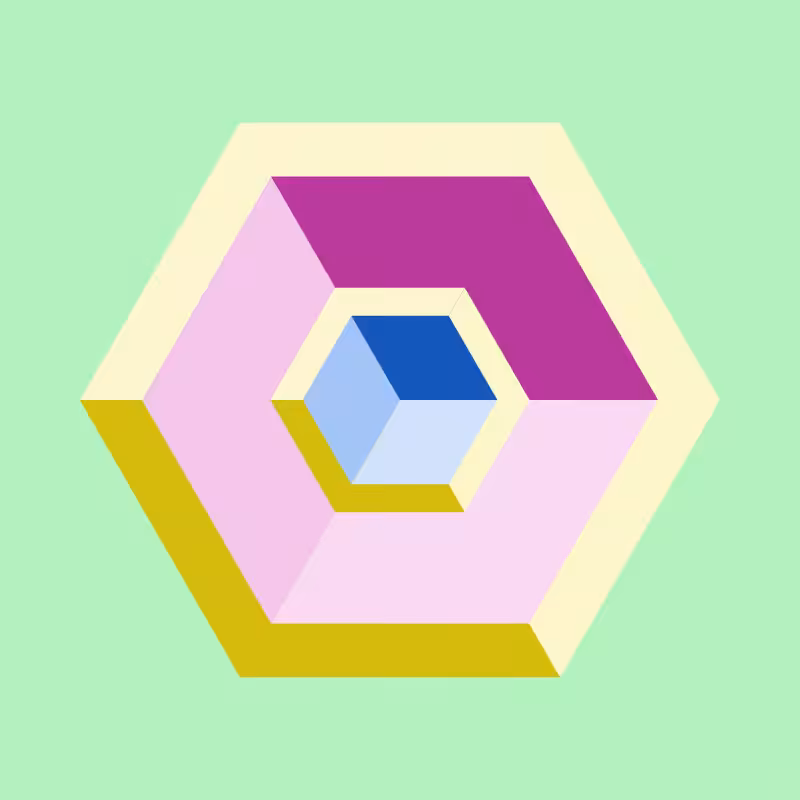 Hexagones - Art for Bots #18