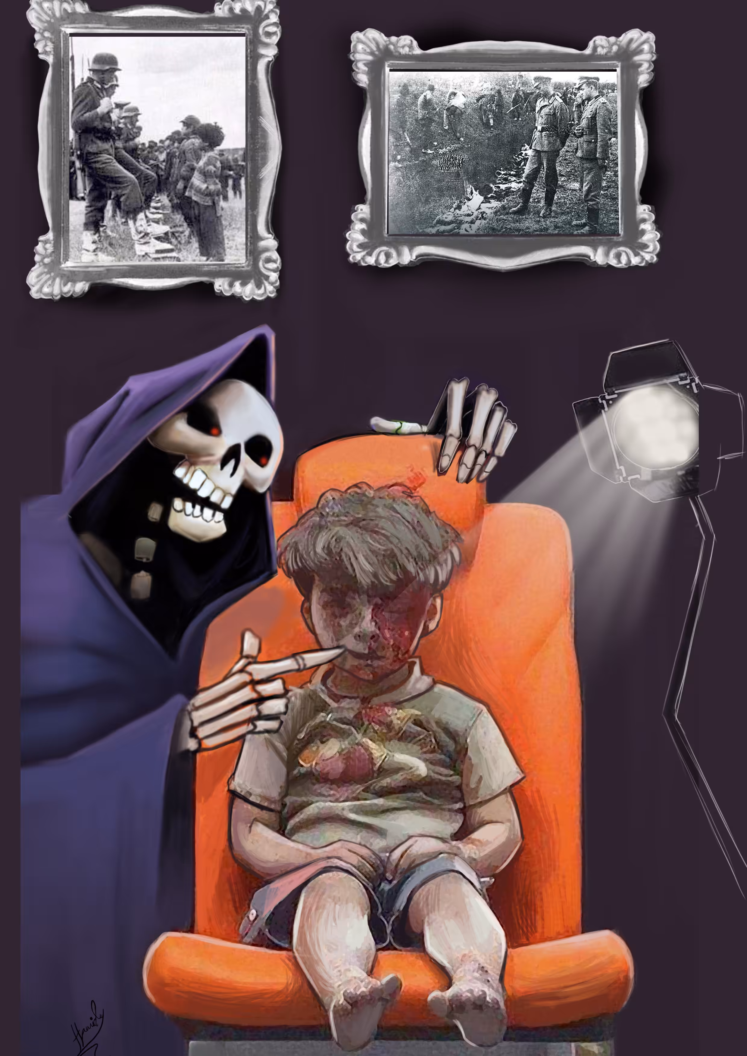 The world of my cartoons: War photography studio