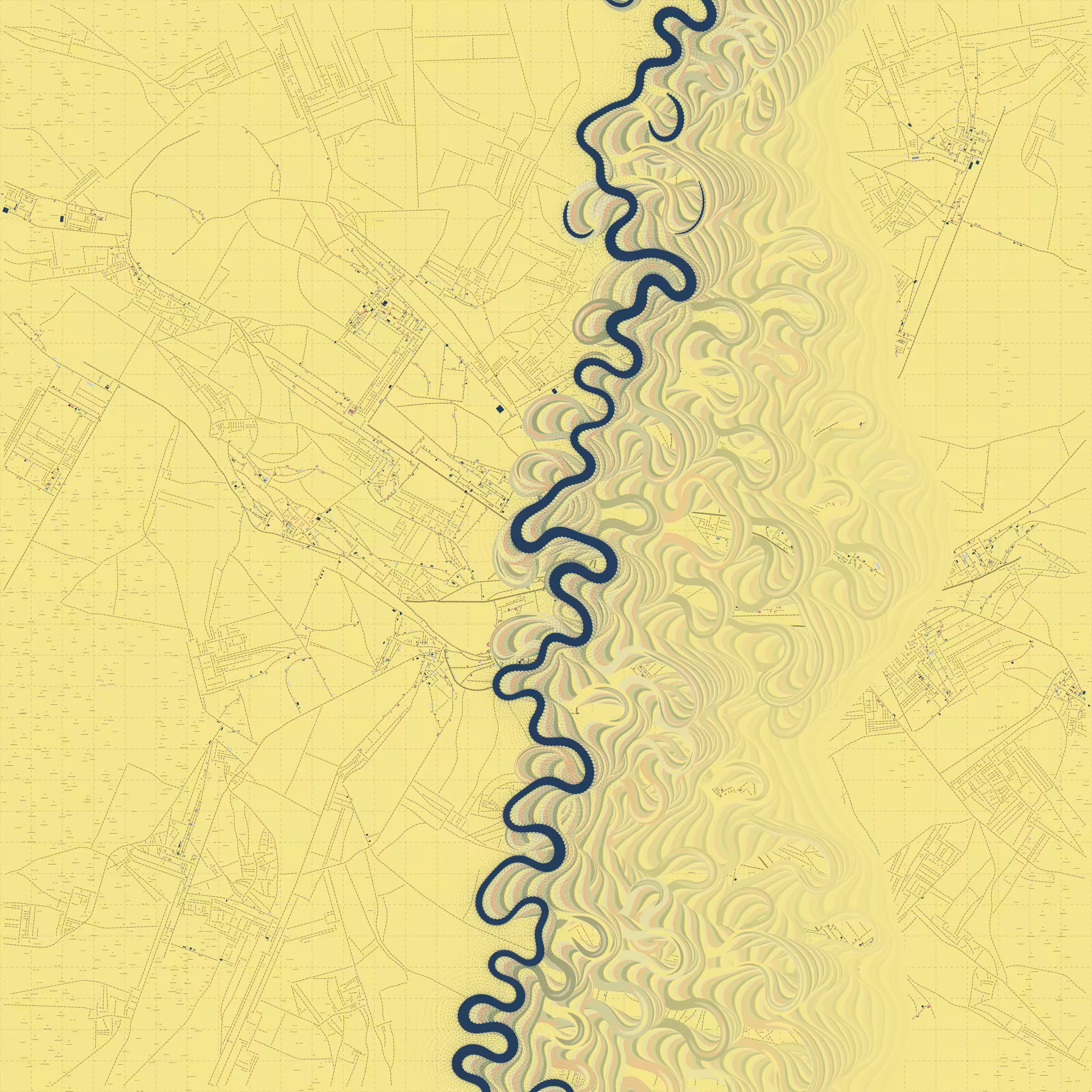 Ancient Courses of Fictional Rivers #355