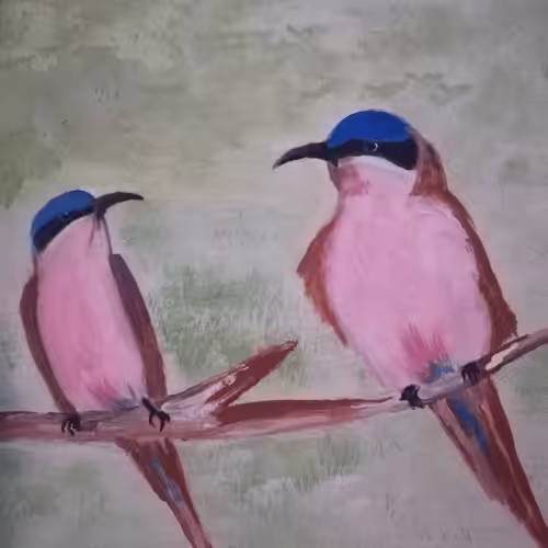 My water color painting to Ai